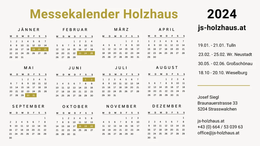 Holzhaus_Messekalender_2024